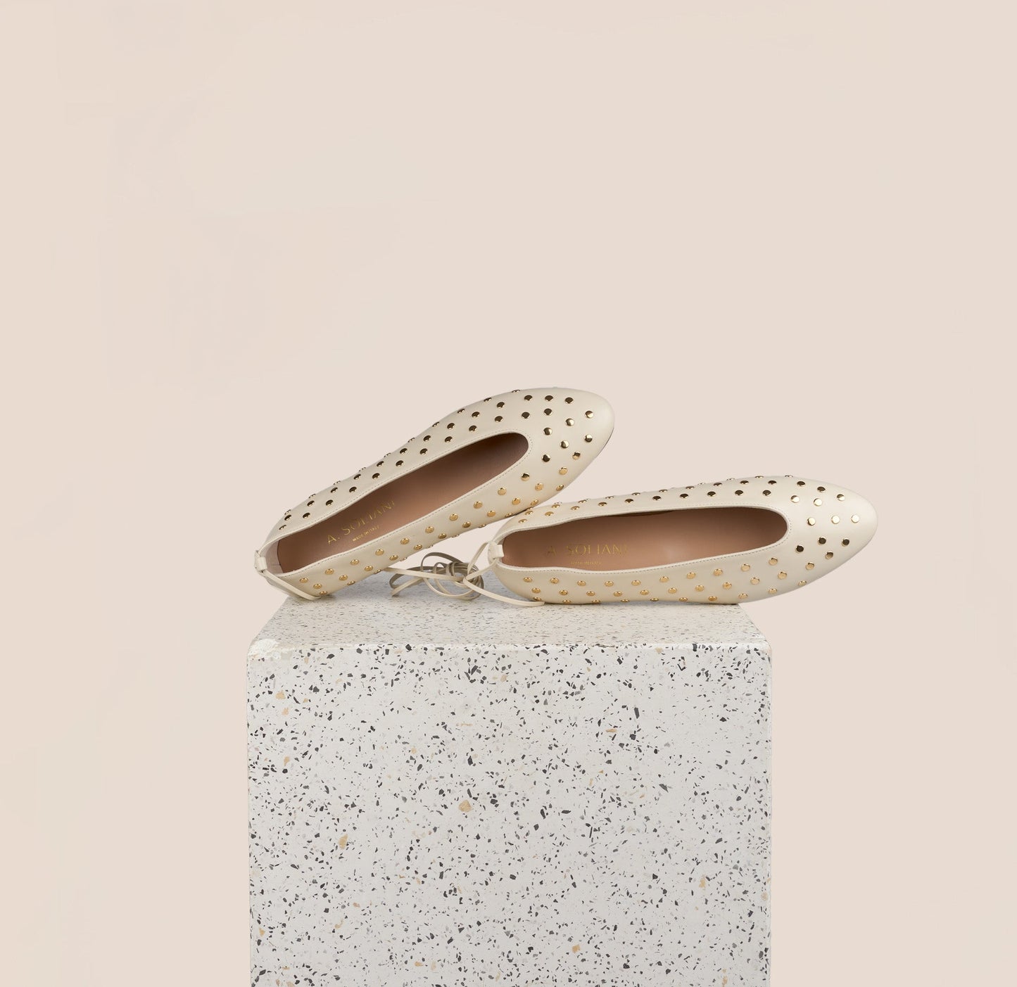 Scala Ties - Ivory Studs