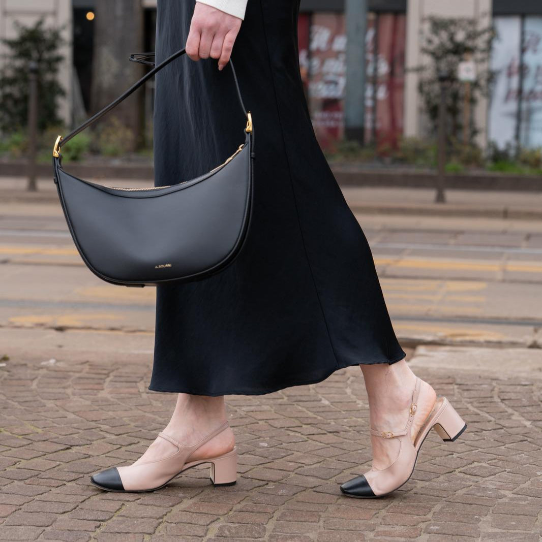 Selva - Beige Nude/ Black