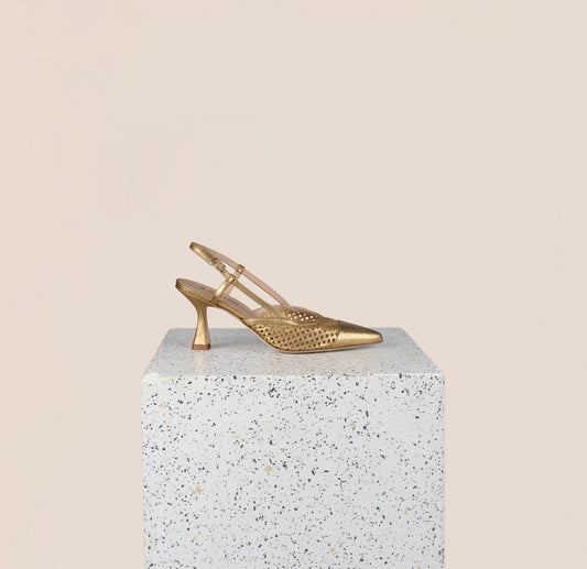 Emma - Perforated Gold Foil